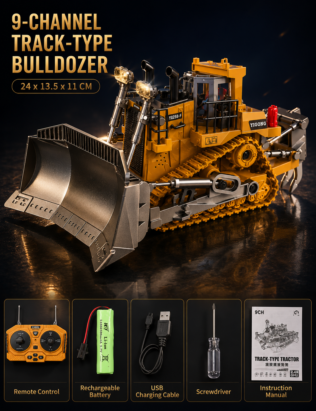 RC Construction Vehicle – 2.4GHz Remote Control Toy