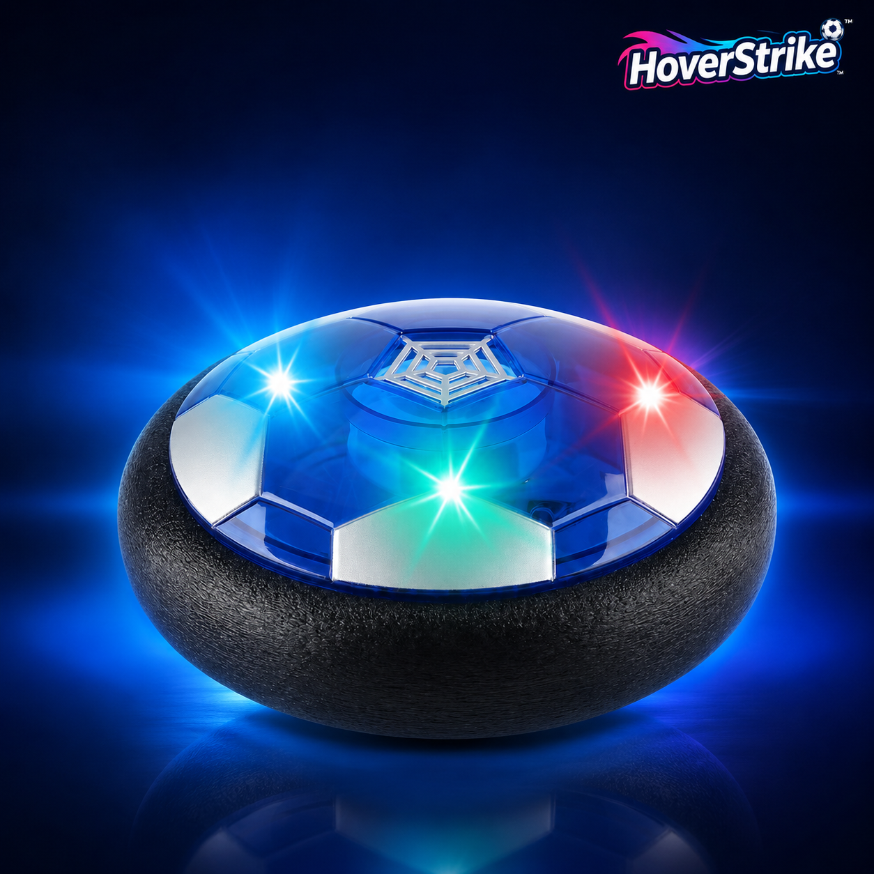 HoverStrike™ — LED Hover Soccer Ball | Indoor Glide Air Soccer for Kids