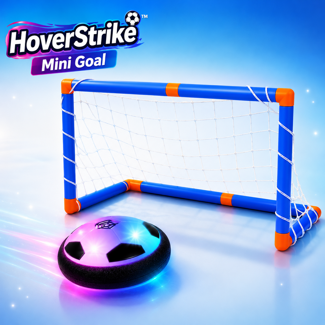 HoverStrike™ Mini Goal — Indoor Pop-Up Soccer Goal Set