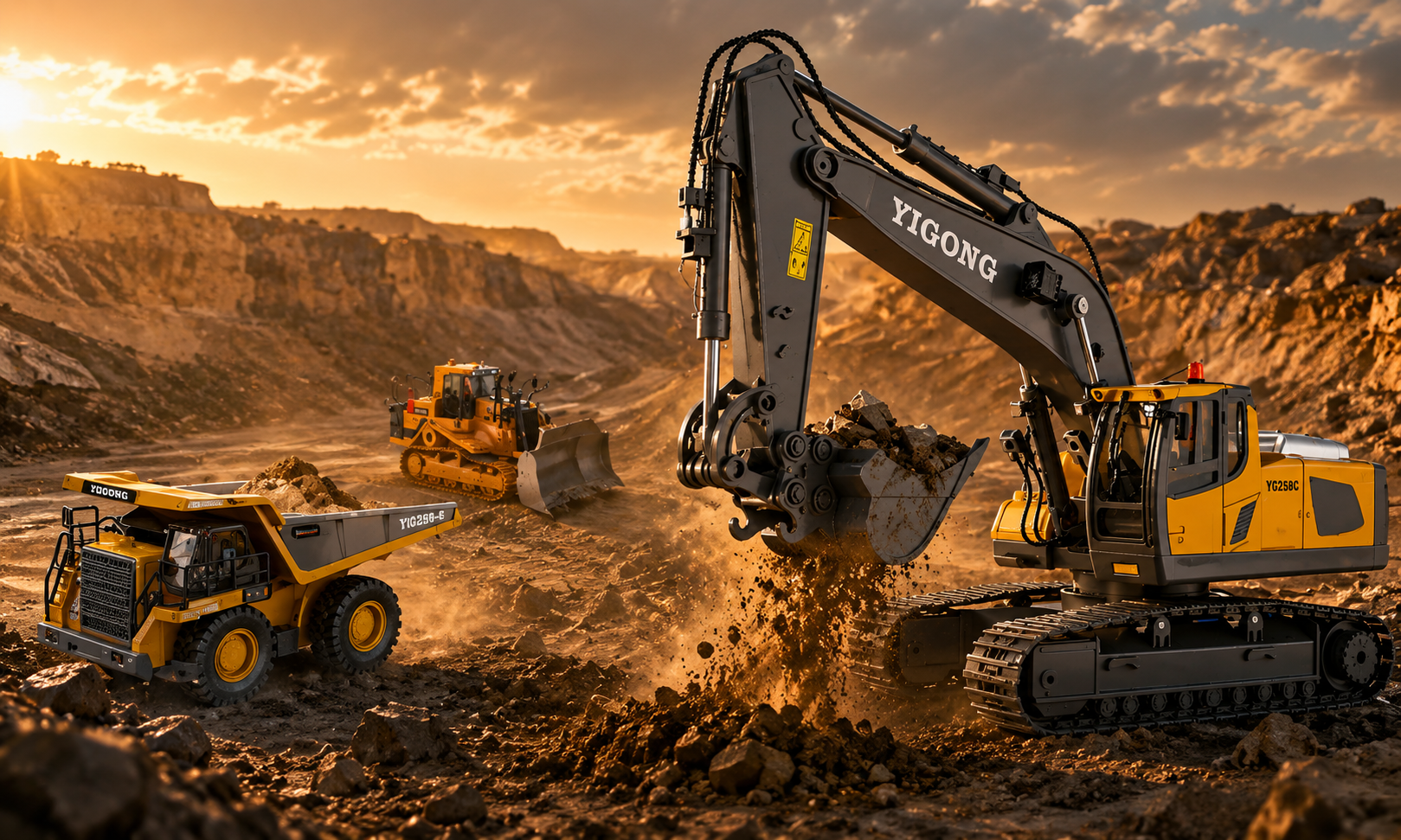 RC Construction Vehicle – 2.4GHz Remote Control Toy