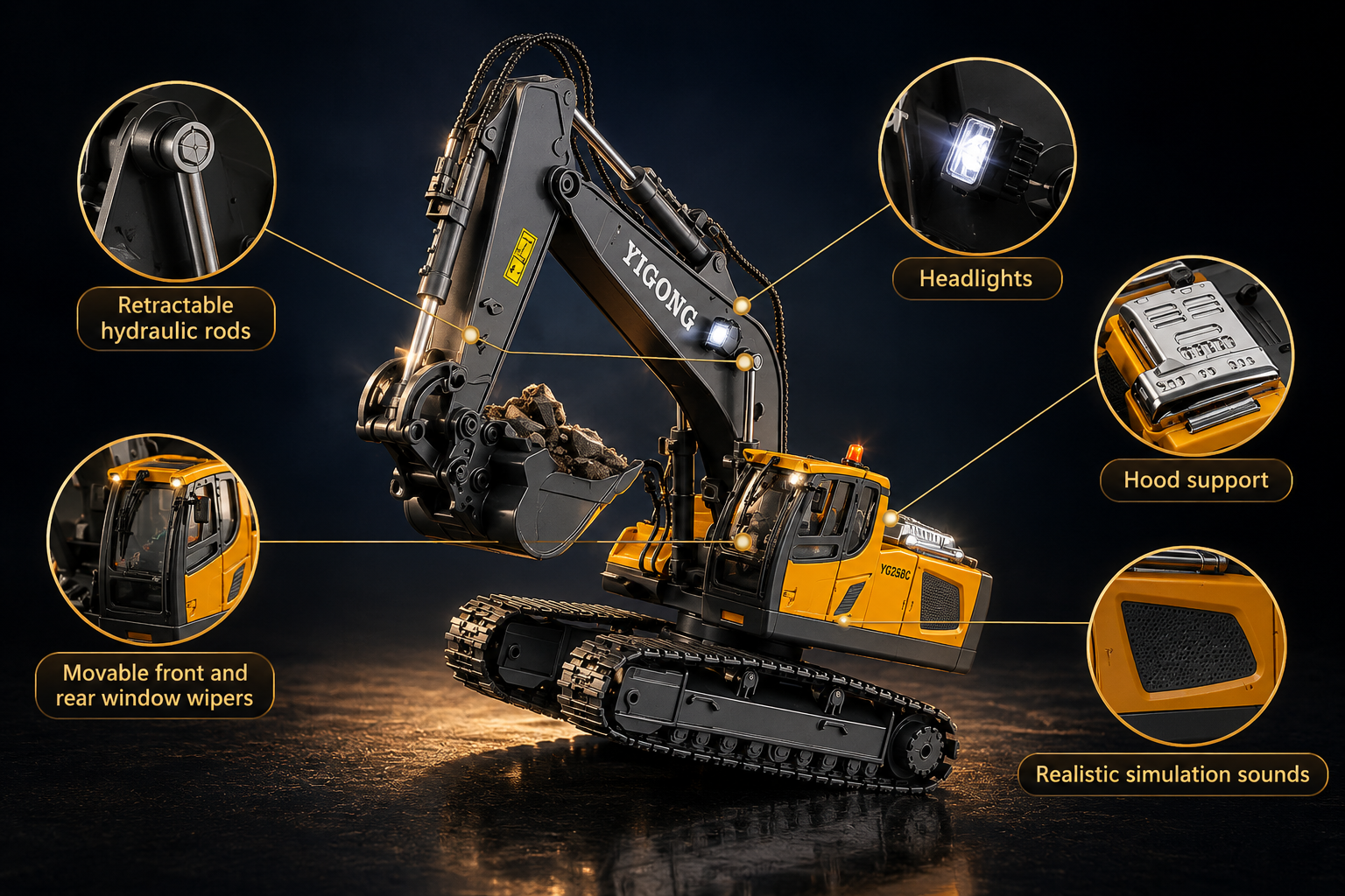 RC Construction Vehicle – 2.4GHz Remote Control Toy